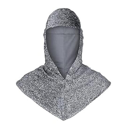 4ks/sada Cosplay Coat Kabát s kapucí Cape Set Templářské imitace řetízkové košile Rytíř Cos Suit Halloween Costume Rekvizity Cosplay Suit