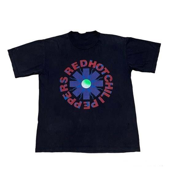 

Red Hot Chili Peppers Logo All Size Black Shirt Adults Unisex T-Shirt XL