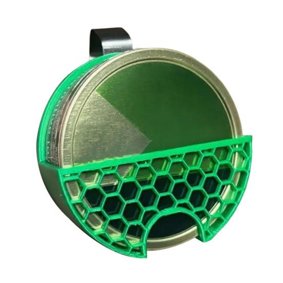 Clip-on Dip Can Holder for Car Visor 3D Printed Dip Can Holder Secure Storage Travel