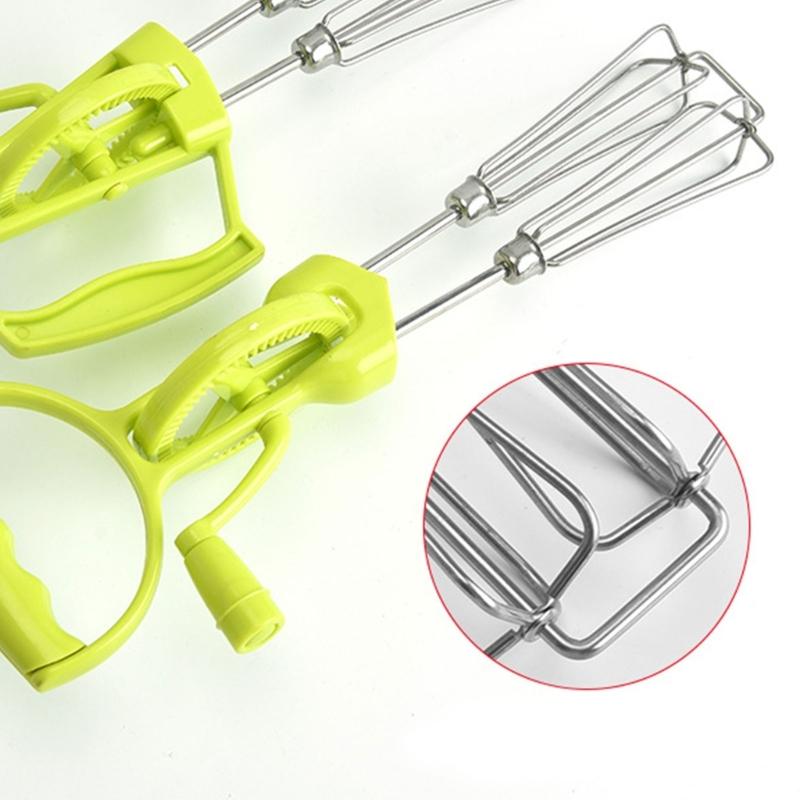 Practical Manual Double Headed Whisks Multifunctional Manual Mixer Manual Mixer Whisks Eggs Beaters Kitchen Tool