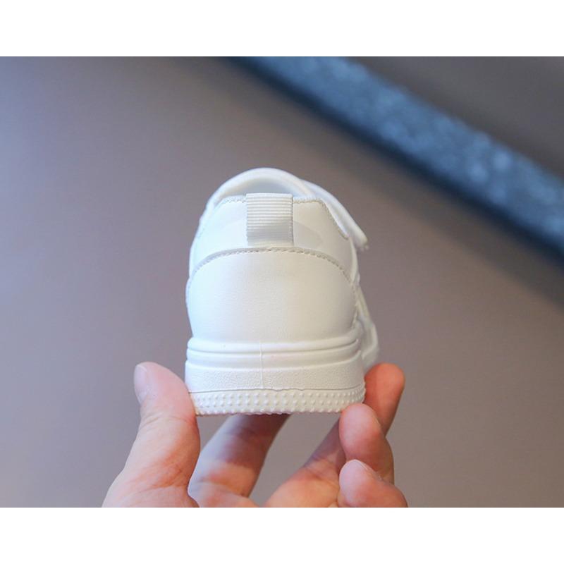 Children's White Sneakers - New Spring/Autumn Collection, Breathable Casual Skate Shoes for Boys and Girls, Soft-Soled Shoes for Toddlers
