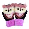 Meier Kids' Winter Plush Gloves - Warm Cartoon Animal Mittens