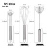 Creative Stainless Steel Handheld Egg and Batter Mixer with Printable Logo