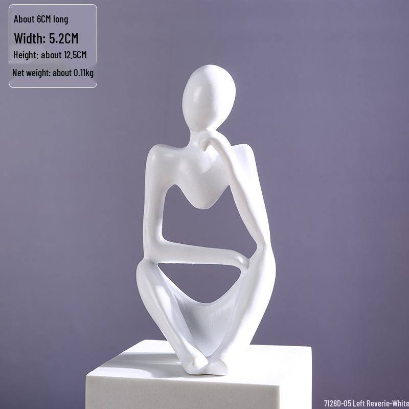 

Mini Thinker Figure: Home Entrance Decoration & Display Ornament As shown