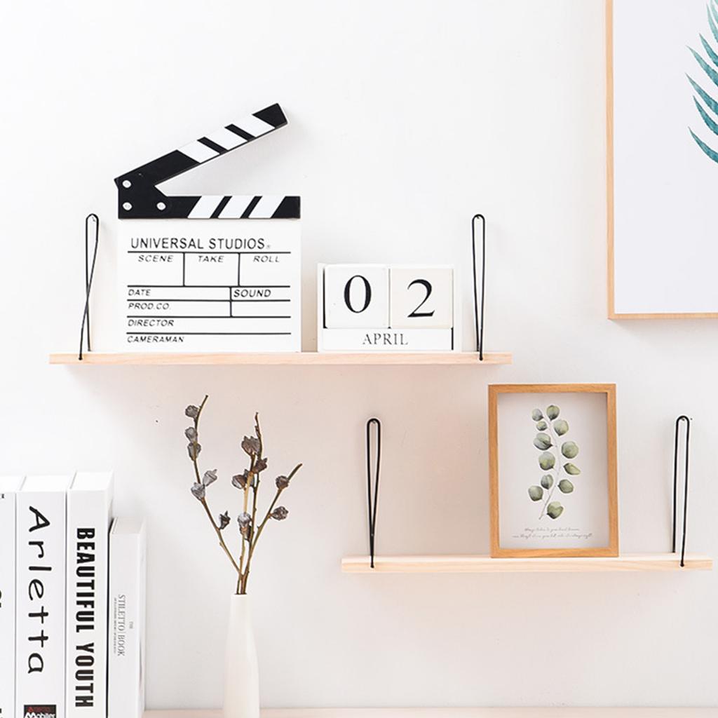 Wooden Display Shelf Hanging Floating Shelves for Home Decor Wall Mounted Storage Shelves for Bathroom Living Room Bedroom Gifts