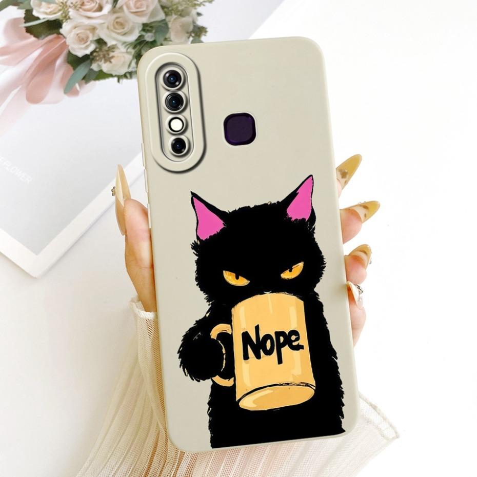 Cute Printed Phone Case For Infinix Hot 8 8Lite X650 X650C Soft Silicone Shockproof Cases For Infinix Hot 8 Lite Hot8 Bumpers