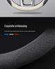 Genuine Leather Steering Wheel Cover for Tank 300 - Ultra-Thin, Universal, All-Season Fit, Cyber Design