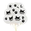 Cute Little Cat Pet-themed Birthday Party Decoration, Cat Head Banner Balloon Set, Children's Birthday Party Decoration