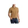 Polo Ralph Lauren Solid Color Logo Embroidered Casual Short Sleeve Polo Shirt Men Tops Brown Yellow MNPOKNI1N822948-270