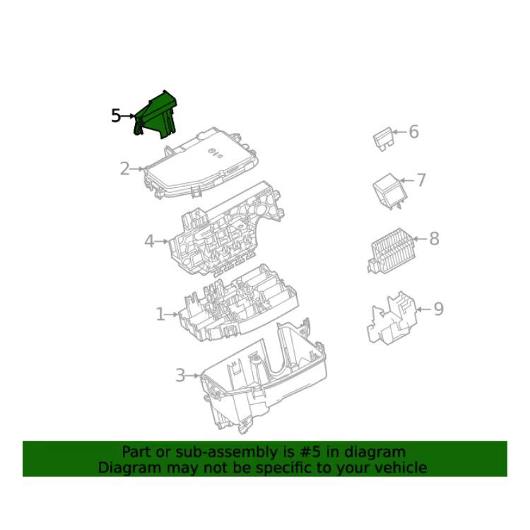 Mercedes-Benz B-Klasse W247/GLA 2020 Sicherungskasten Außenhülle Abdeckung