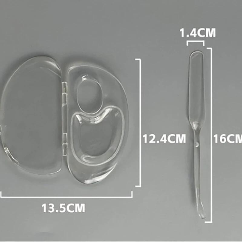 

Складная палитра жидкой основы Набор инструментов для макияжа Крем для смешивания Шпатель Палочка для смешивания Лоток для хранения Косметический инструмент