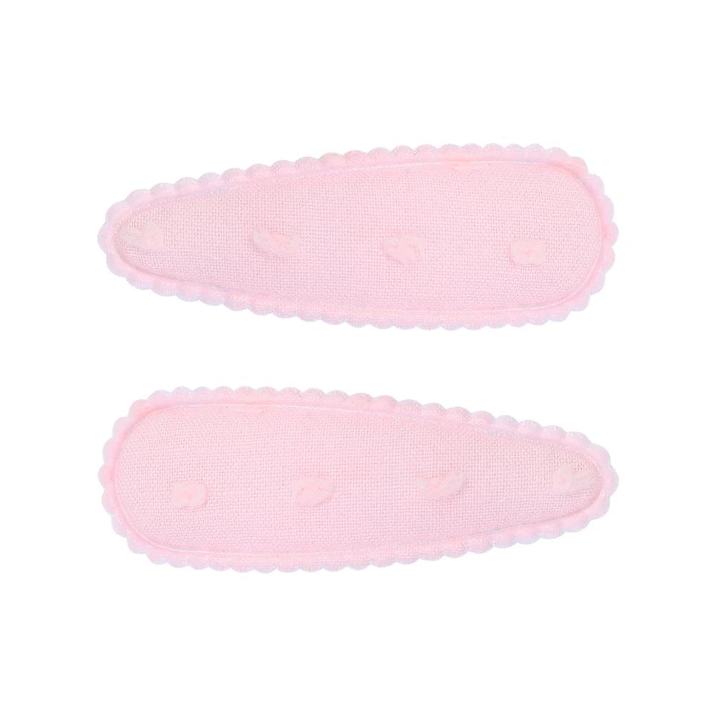 2 Stück/Set Bedruckte BB Haarspange Haaraccessoires Handgefertigt Leinwand Blume Haarspange Mädchen Süße Haarspangen Kopfschmuck Geschenk