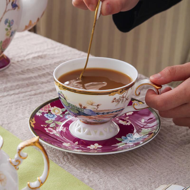 

Chinese Style Light Luxury Coffee Cup and Saucer Set