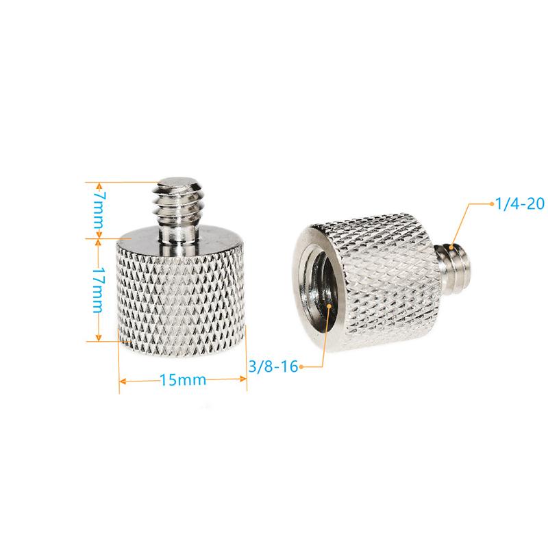 Camera Conversion Screw Nut 1/4 3/8 5/8 Inch Projector Bracket Adapter Photography Accessories For Dslr Camera Tripod Ballhead