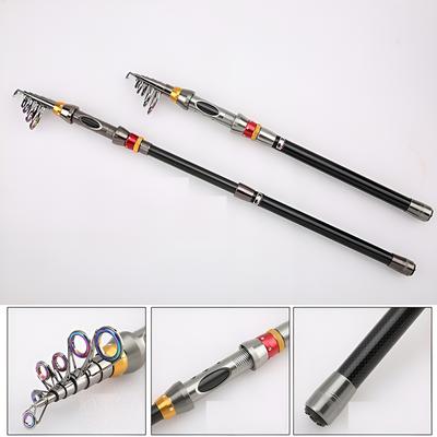 Ultra Short Sea Pole Throwing Rod, Ultra Hard Sea Pole Throwing Rod, Fish Rod, Carbon Expandable Road Subrod
