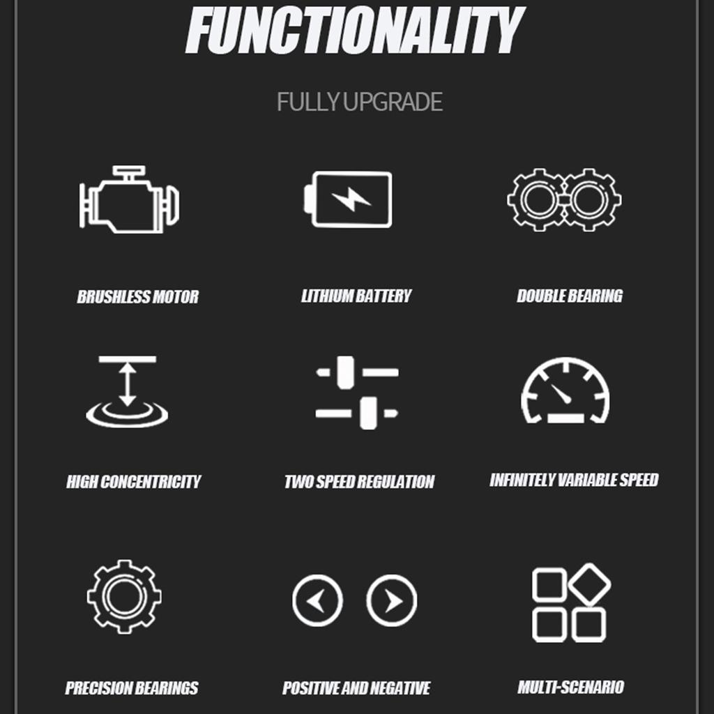 Cordless Power Wrench Electric Drill Combo Kit Handheld Small Pistol Drill Multi-function Electric Screwdriver Auto Repair Tools