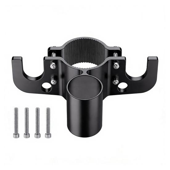 

Trailer Towing Chain Organizer with 7-Way Connector Holder Anti-rust Heavy Duty Aluminum Alloy RV Trailer Chain Wire Holder Utility Trailer чёрный