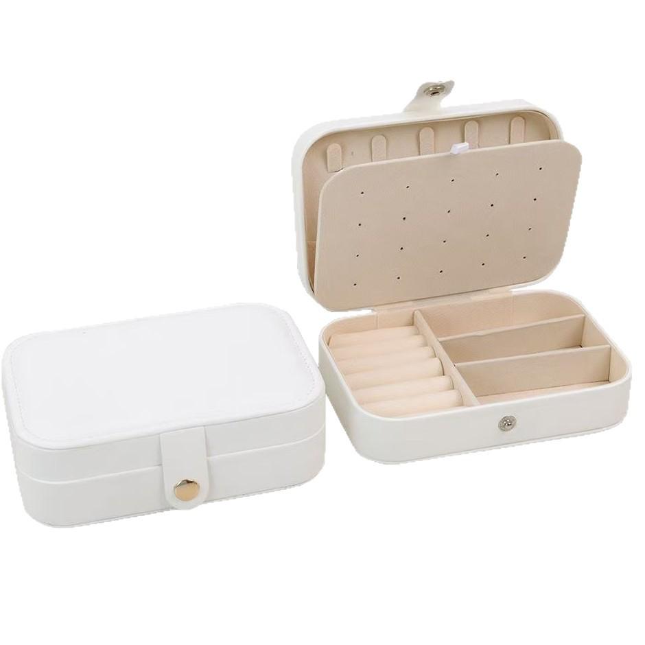 Compact Travel Jewelry Organizer - Anti-Oxidation Box for Rings, Necklaces, Earrings, and Accessories