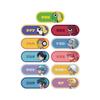 Caixa com 11 Placas de Nome Acrílicas Colecionáveis Chibi Toko de Anime "Sergeant Keroro" ver.A