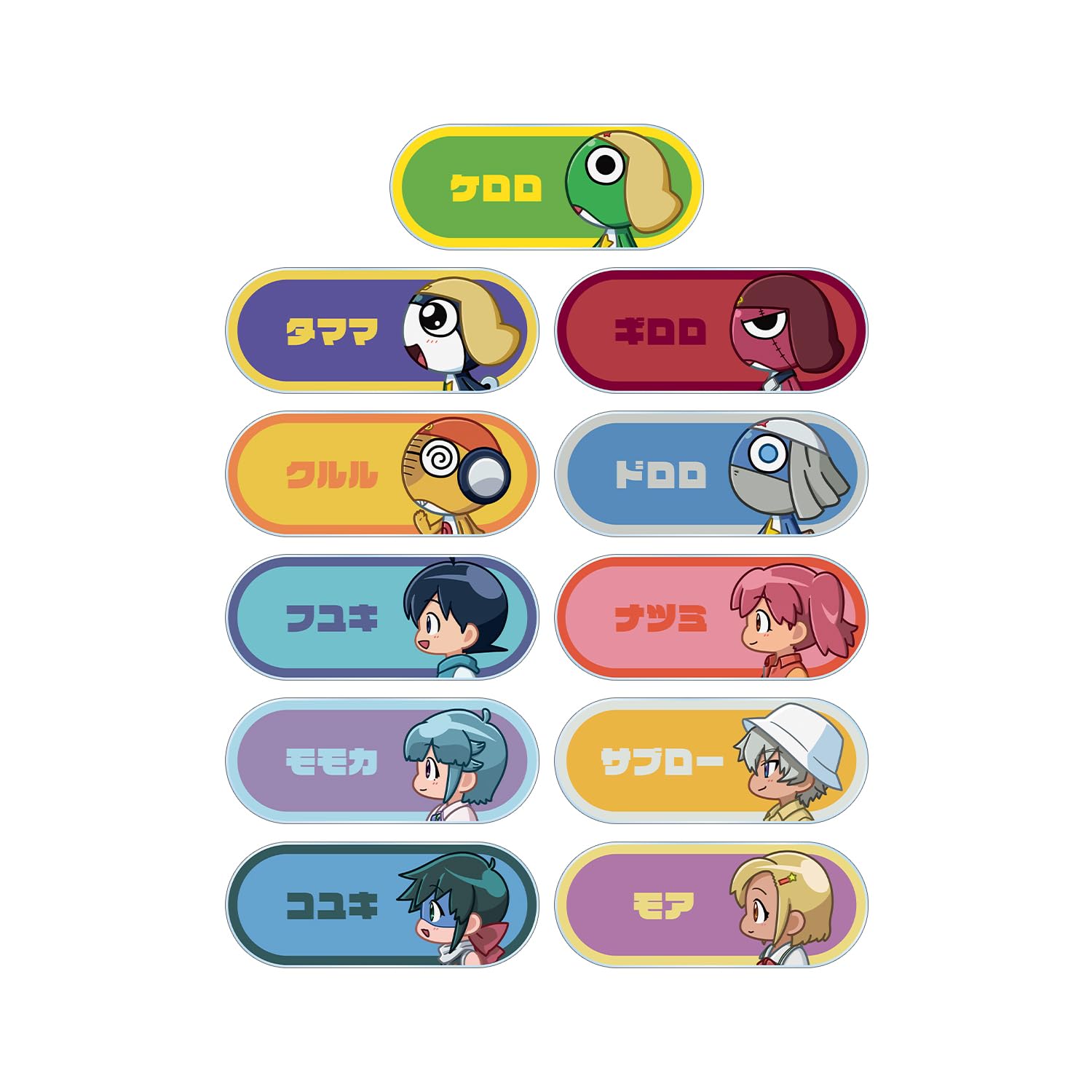 

Anime Sergeant Keroro Trading Chibi Toko Acrylic Nameplates ver.A Box of 11