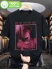 Unisexs Black Tshirt Designed with Fun Anime Girl Materials Perfect for Daily Casual Wear and Fashionable Expression