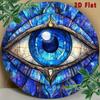 Vintage Metal Sign Face Moss Root Shape Art Plaque 20x20 Cm Home Garden Decor