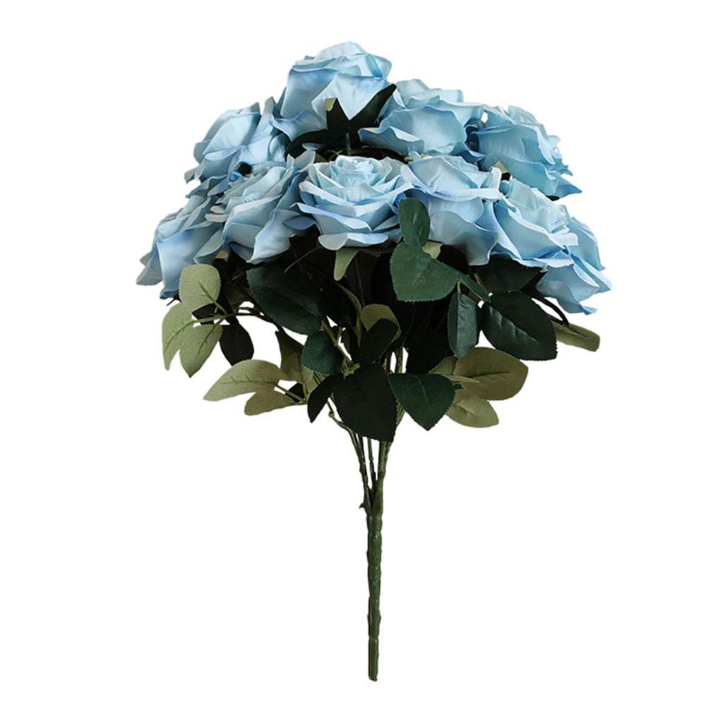 Kunstbloemen Boeket Kunst Rozen Huis Kantoor Decor