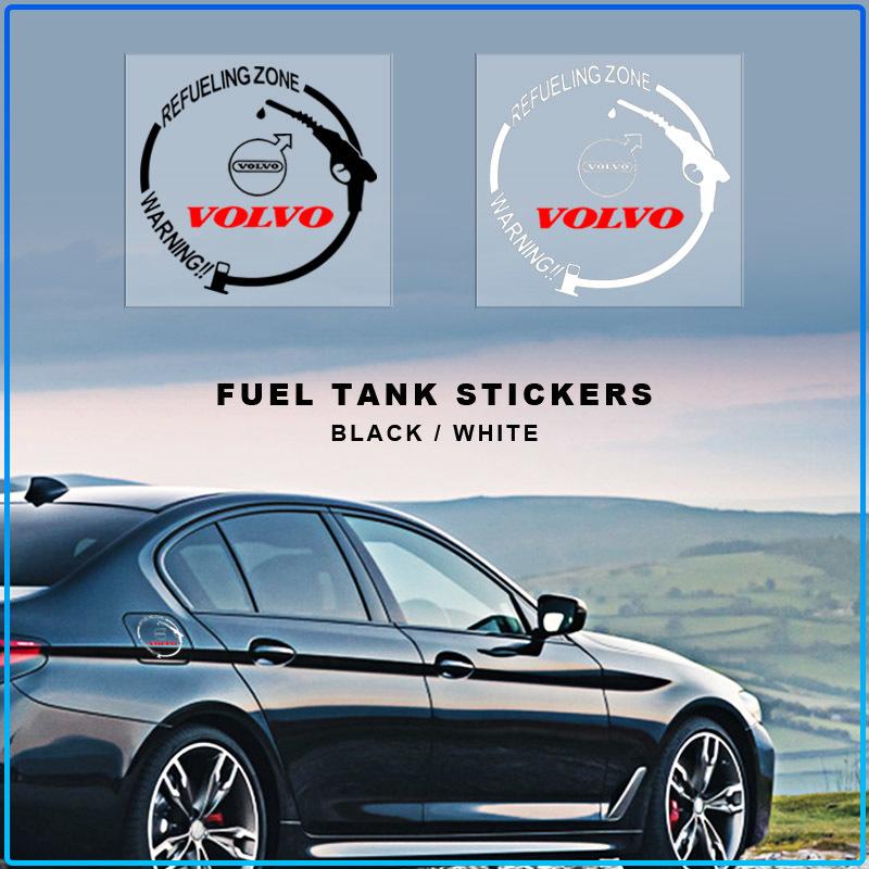 1Pcs Car Fuel Tank Cap Stickers Vinyl Fashion Decoration Decals For Volvo Rdesign XC90 S60 XC60 V70 S80 S40 V50 V40 V60 C30 S70