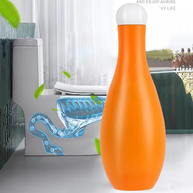 Blue Bubble Bowling Ball Toilet Cleaner Disinfectant Bathroom Toilet Cleaner Household Scale-Out Odor-Removing Cleaning Agent Toilet Cleaner