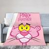 Pinks Panthers Velvet Throw Blanket Blanket for Sofa Couch Lightweight Thin Plush Thin Quilt,