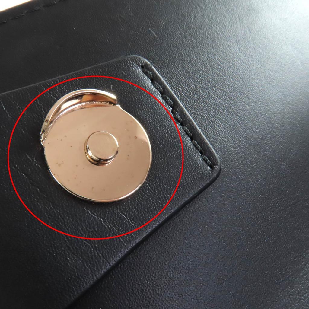 Great Chloe Shoulder Bag NACHA Black Leather Women CHC22WS122l91001 Used