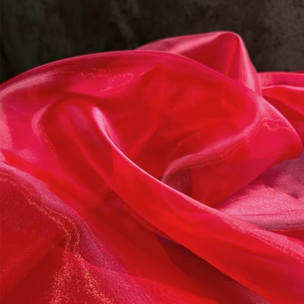 DIY Crystal Organza Fabric  for Wedding Backdrop DIY Curtains Hanfu Dress Design