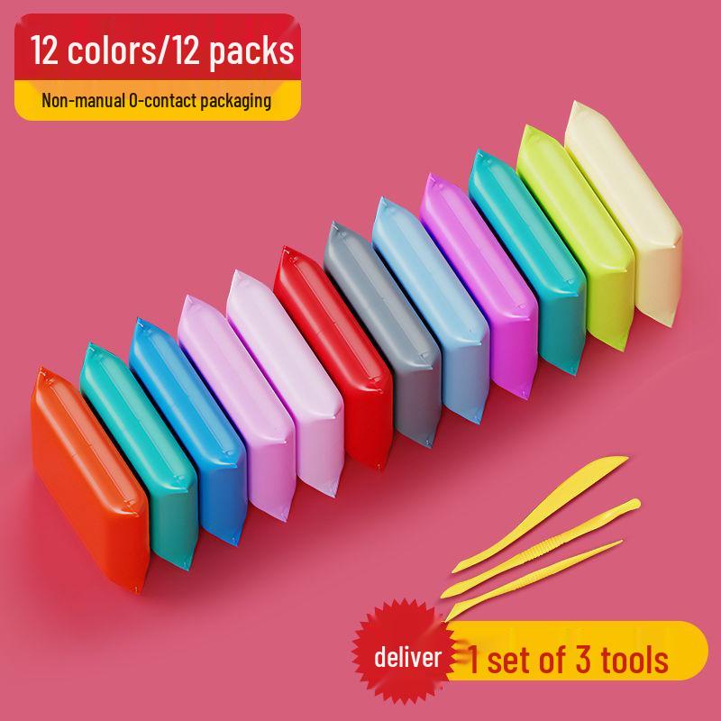 Super Light Non-Toxic Children's Clay Set - 36 Colors of Colored Plasticine for Kindergarten