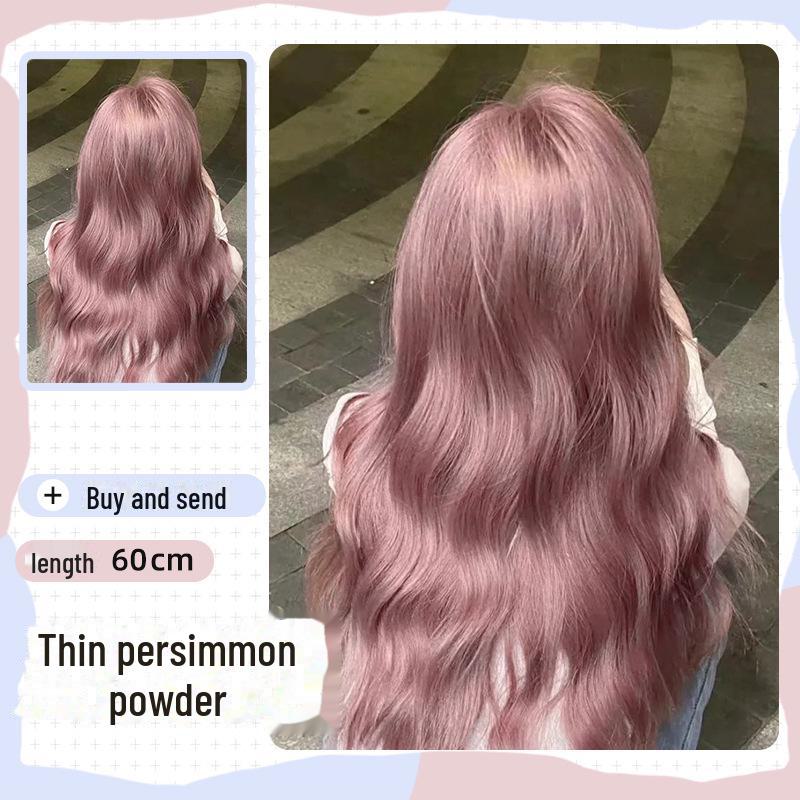 

Длинный кудрявый парик Orange Lolita для женщин - большая волна, летний полный головной убор