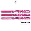 Car Body Sticker Auto Trunk Decorative Badge Decal for SYMMETRICAL AWD Emblem LEVORG STI TRIBECA WRC WRX XV ASCENT