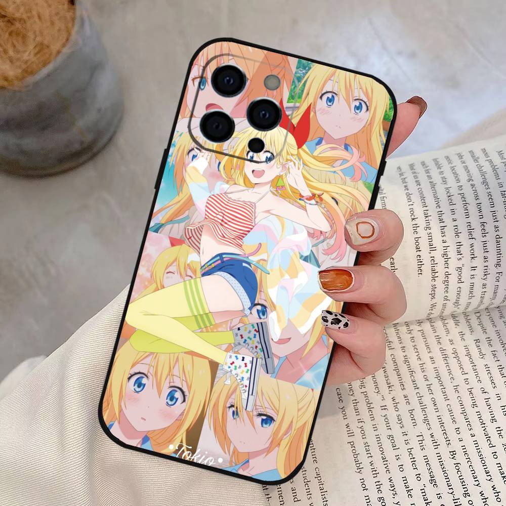 

Nisekoi Chitoge Kirisaki Phone Case For iPhone 17, 16,15,14,13,12,11 Plus,Pro Max, Others Soft Black Cover iPhone14Pro
