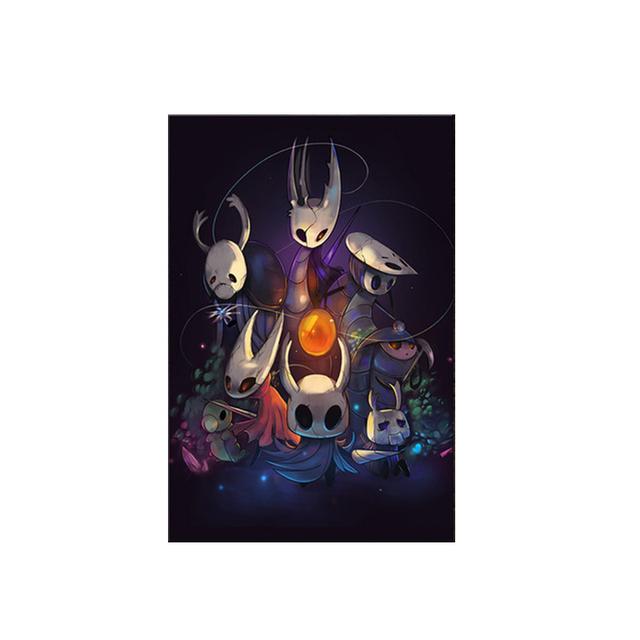 Hollow Creativity Map Game Knight Poster Canvas Painting Wall Art Pictures Posters and Prints for Living Game Room Home Decor No Frame