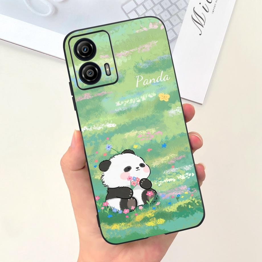 Für Motorola Moto G14 G04 G24 Power G34 G54 Power G64 G84 Handyhülle Rückabdeckung Stylisches Muster Weiches Flüssigsilikon TPU Hülle