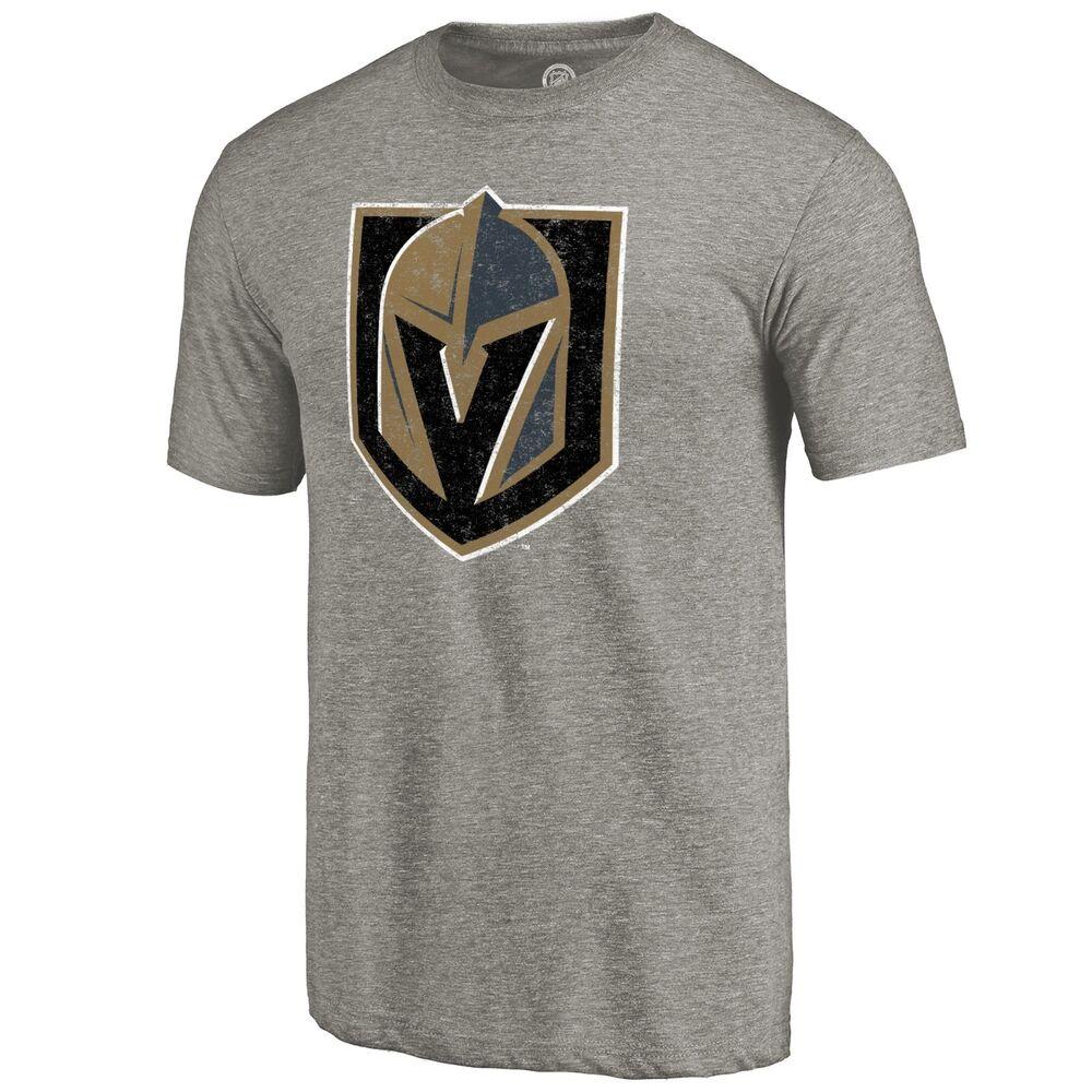 

Серая футболка унисекс с логотипом основной команды Vegas Golden Knights Fanatics NHL