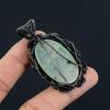 Prehnite Jewelry, 999 Copper Wire Wrapped Pendant Handmade Gemstone Jewelry, Gifts For Wife Brand New Pendant