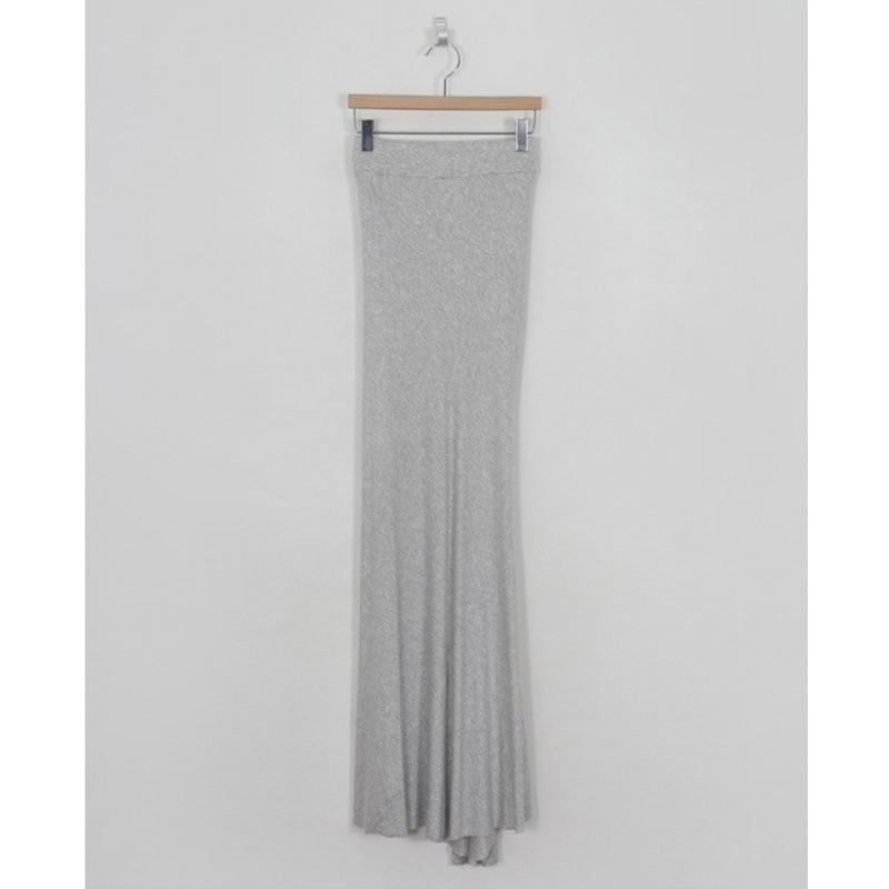 Korean Dongdaemun Women's Summer Drapey Fishtail Skirt – Comfortable & Slimming Long Skirt for a Trendy Look