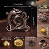 Incense Stick Holder Dragon Turtle Incense Burner Alloy Snail Statue Sculpture Mini Ornaments Brass Bronze Lotus Tabletop Decor