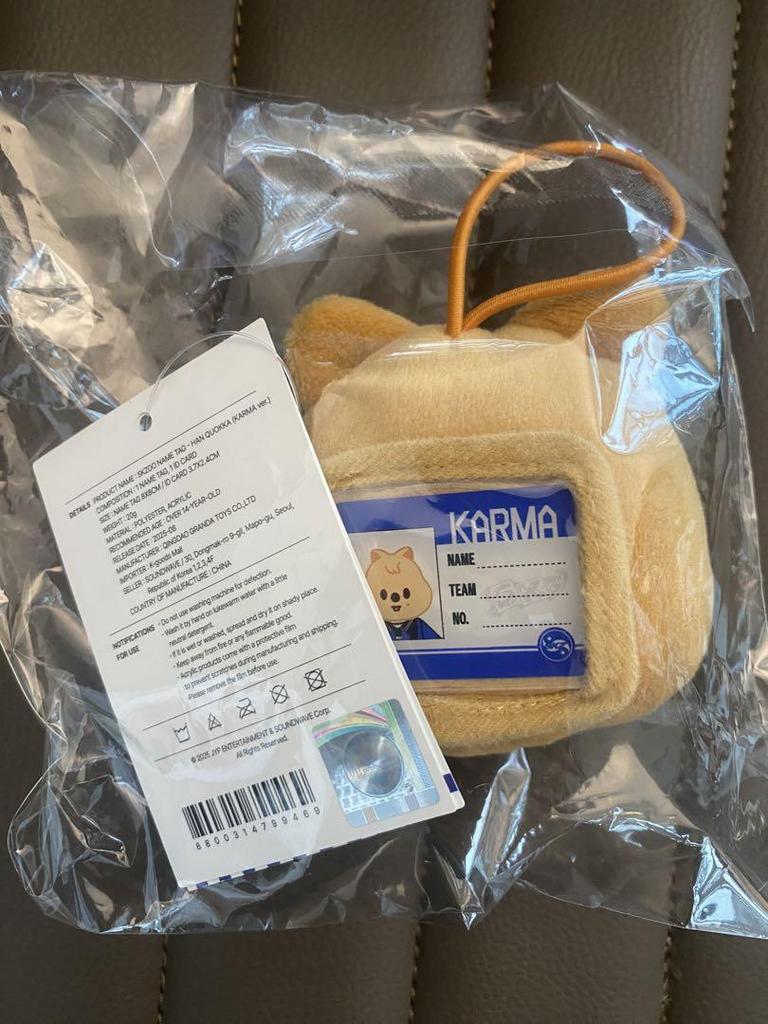 [USED] Straykids Karma Popup Name Tag Hank Okka