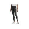 Adidas Originals Leopard Print Elastic Slim Fit Casual Retro Sports Tights Women Tights Black HB4769
