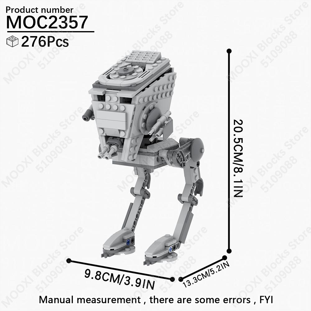 MOOXI MOC Space Wars Movie Robot Soldier Fighter Tank Weapons Battle Scene Models Bricks Building Blocks Figures Toys Kids Gifts
