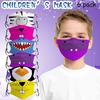 Halloween Children Mask Fashion Cute Washable Reusable Mask Anti Pollution Mouth Respirator Cotton Unisex Masquerade