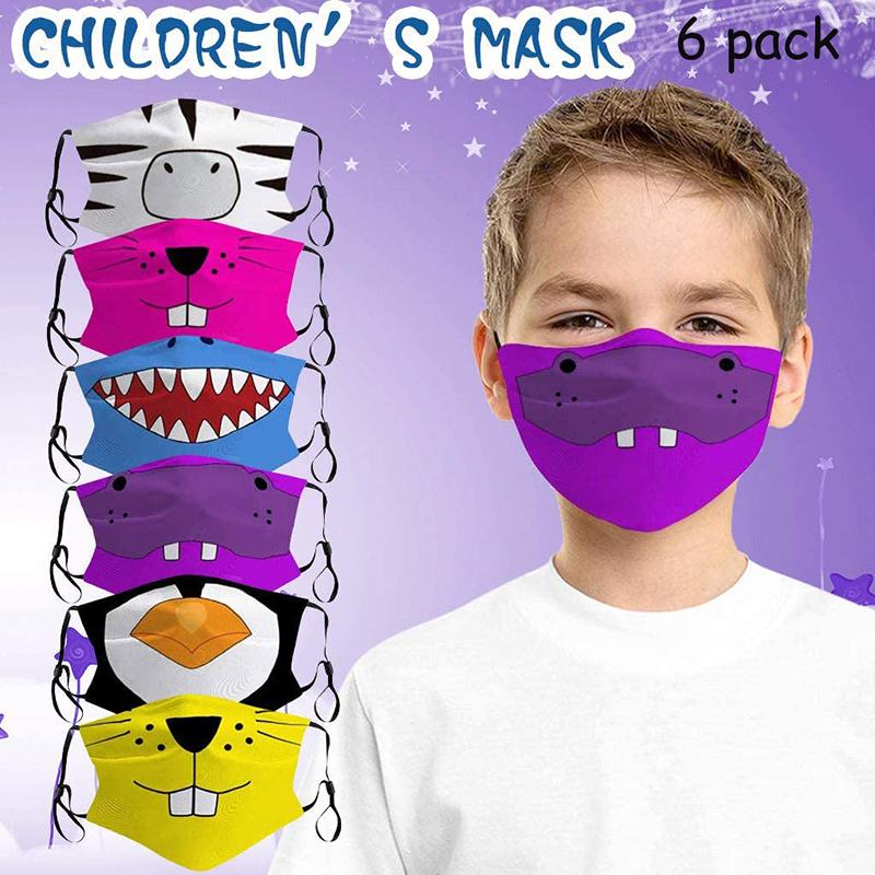 Halloween Children Mask Fashion Cute Washable Reusable Mask Anti Pollution Mouth Respirator Cotton Unisex Masquerade