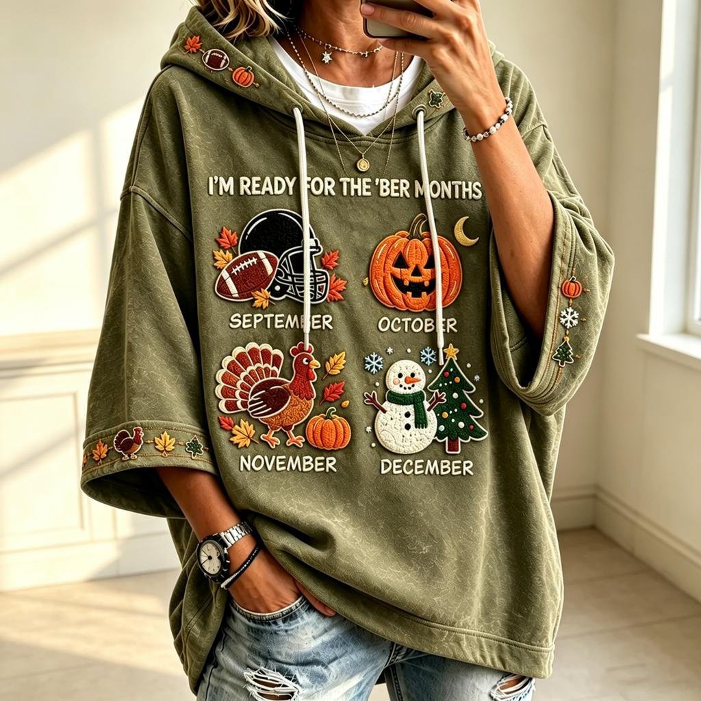 Women's 3/4 Sleeve Sweatshirt Casual Pullover Top for Everyday Wear and Lounging