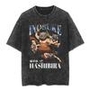 Anime Demon Slayer Kamado Nezuko Print Tee Men Women Manga T-shirts Casual Loose T-shirt Harajuku Unisex Cotton T Shirt