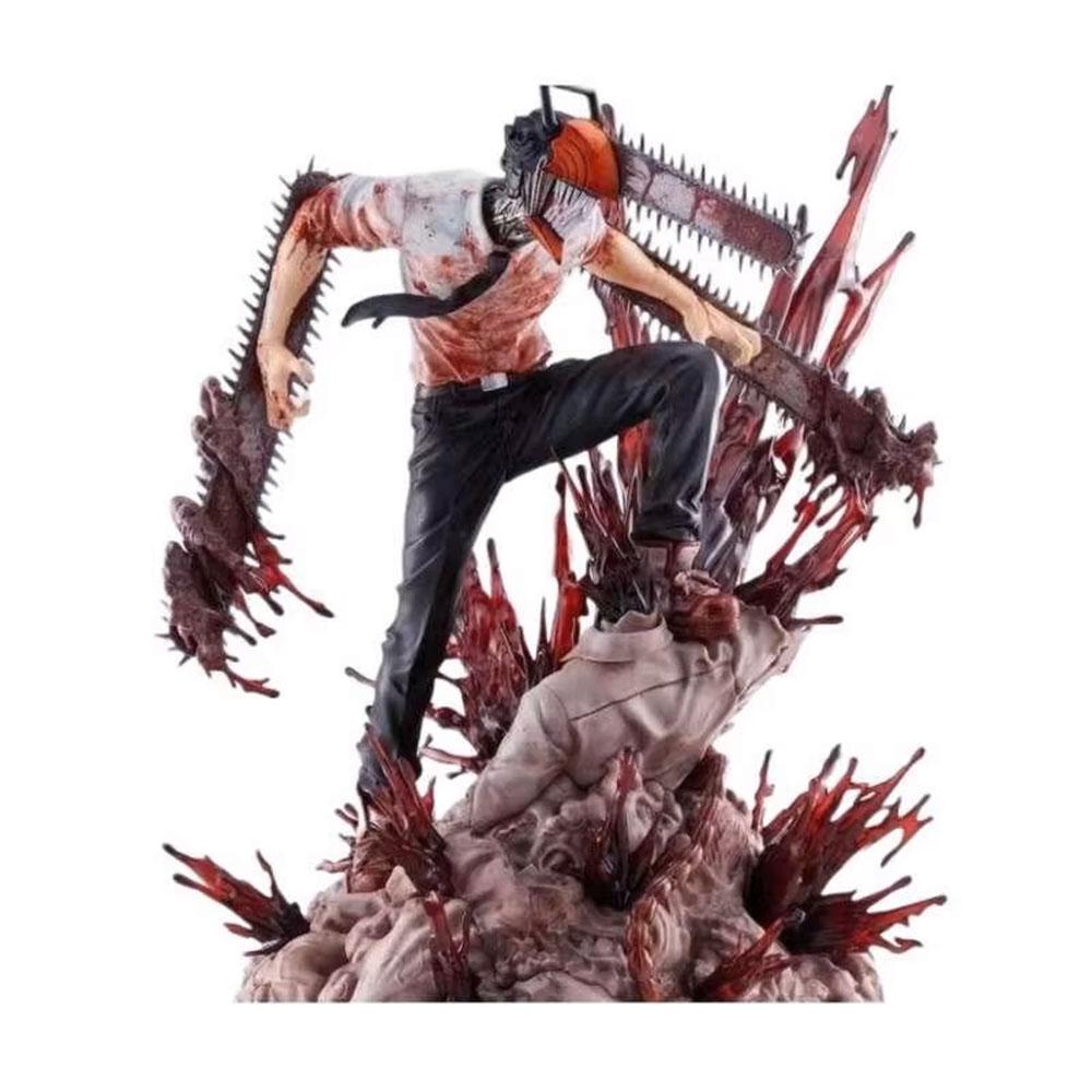 19CM Anime Chainsaw Man Shibuya Scramble Figure Reze Supporto Modello Animazione Giocattoli Regali Collezione Ornamenti Decorativi PVC